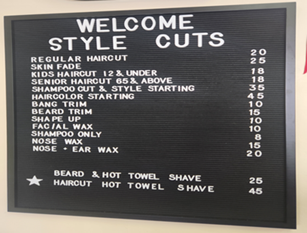 Style Cuts Studio Prices